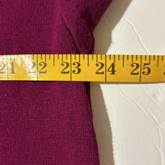 Cable & Gauge Women’s Burgundy Pullover Accent Zipper Sweater Size 1X - Picture 5 of 6